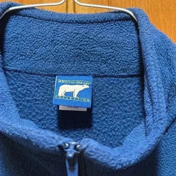 Blue fleece vest size small - Picture 2 of 4